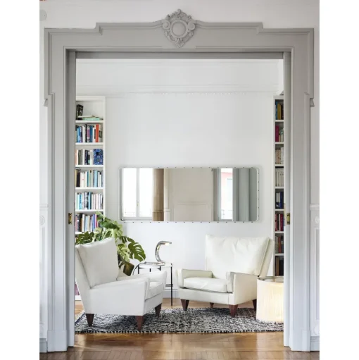 Gubi Adnet Spejl 70x180 Cream Láder