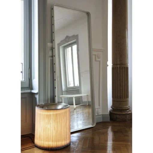 Gubi Adnet Spejl 70x180 Cream Láder