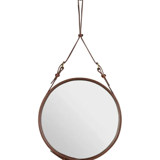 GUBI Adnet Vágspejl Cirkulár Tan LáderØ45 cm