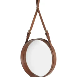 GUBI Adnet Vágspejl Cirkulár Tan LáderØ45 cm