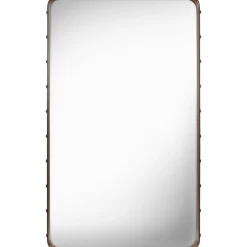 GUBI Adnet Vágspejl Rektangulár Tan Láder 65 x 115 cm