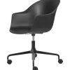 GUBI Bat Kontorstol Mat Sort/Sort