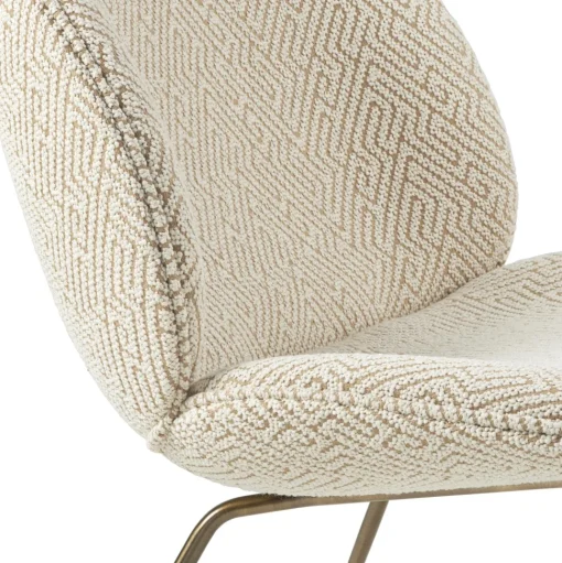 GUBI Beetle Lánestol Dora Boucle Med Ben I Antik Messing