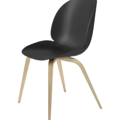 GUBI Beetle Spisebordsstol Trábase Eg Semi Mat/Sort