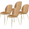 GUBI Beetle Spisebordsstol Trábase Eg Semi Mat/Amber Brun