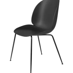GUBI Beetle Spisebordsstol Conic Base Mat Sort /Sort