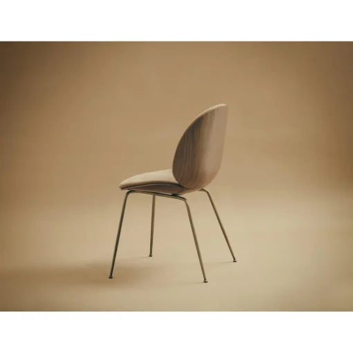 GUBI Beetle Spisebordstol Finér Skal Belsuede Special FR 132 Med Ben I Antik Messing