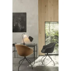 GUBI Bestlite BL2 Bordlampe Grå & Messing