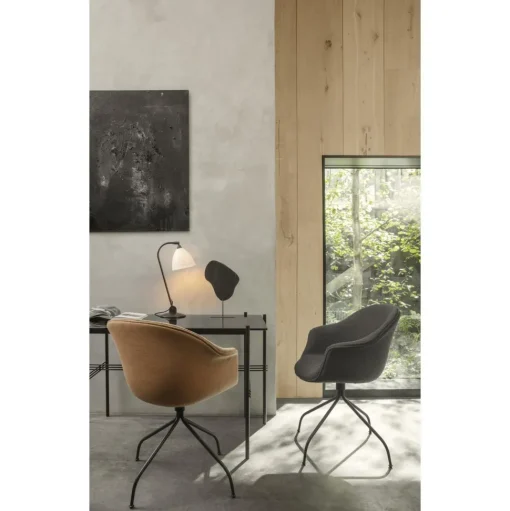 GUBI Bestlite BL2 Bordlampe Grå & Messing