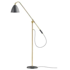 GUBI Bestlite BL4 Gulvlampe Grå & Messing
