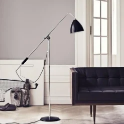 GUBI Bestlite BL4 Gulvlampe Grå & Messing
