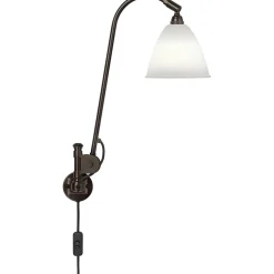 GUBI Bestlite BL6 Váglampe Sort Messing & Porcelán