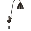 GUBI Bestlite BL6 Váglampe Sort Messing