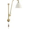GUBI Bestlite BL5 Váglampe Mat Hvid & Messing