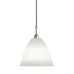 GUBI Bestlite BL9M Pendel Mellem Krom & Porcelán