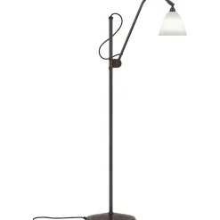 GUBI Bestlite BL3S Gulvlampe Sort Messing & Porcelán