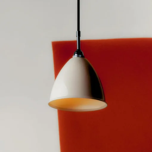 GUBI Bestlite BL9S Pendel Lille Messing og Porcelán