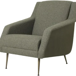 GUBI CDC.1 Lánestol Messing/Dedar 141/Soft Leather Army