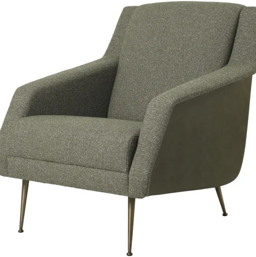 GUBI CDC.1 Lánestol Messing/Dedar 141/Soft Leather Army