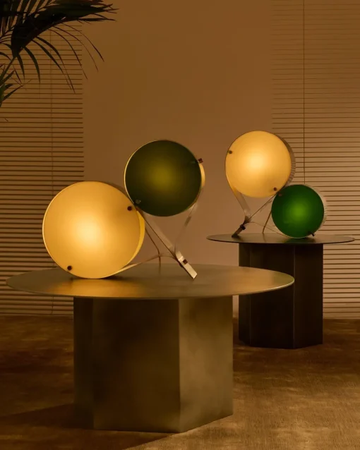 Gubi Coppia Bordlampe Ivory/Clover