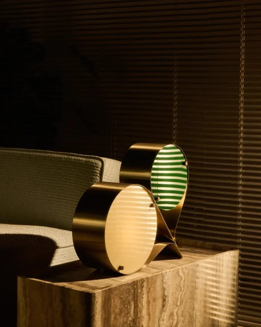 Gubi Coppia Bordlampe Ivory/Clover