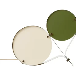 Gubi Coppia Bordlampe Ivory/Oliven