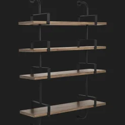 GUBI Démon Hylde L95 cm 4 Hylder Amerikansk Valnød