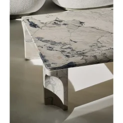 GUBI Doric Sofabord Firkantet 80 x 80 cm Electric Grey