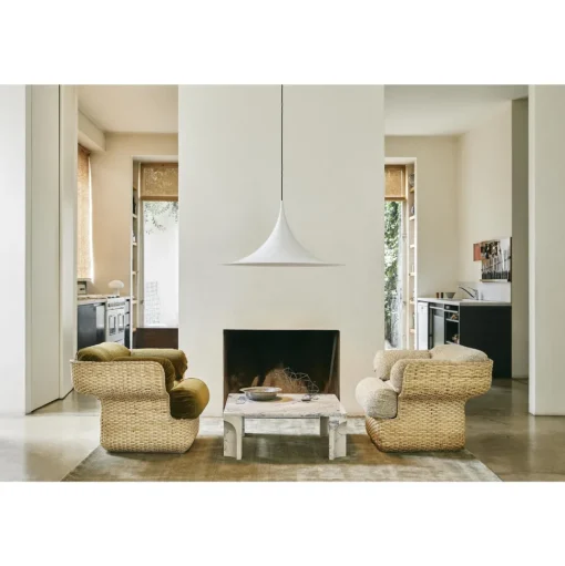 GUBI Doric Sofabord Firkantet 80 x 80 cm Electric Grey