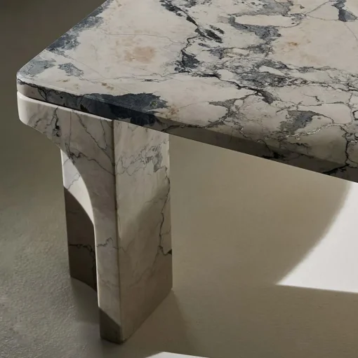GUBI Doric Sofabord Firkantet 80 x 80 cm Electric Grey