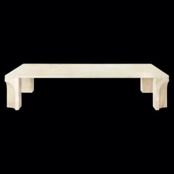 GUBI Doric Sofabord Rektangulárt 140 x 80 cm Neutral Hvid