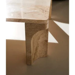 GUBI Doric Sofabord Rektangulárt 140 x 80 cm Neutral Hvid