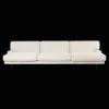 GUBI Flaneur Sofa 3 Seater Indianskop 15 Med Ben I Antik Messing