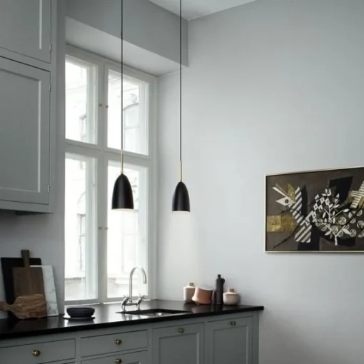 GUBI Grossman Collection Gräshoppa Pendel Blå Grå