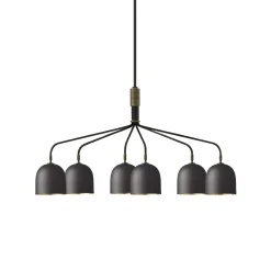 GUBI Howard Lysekrone 6 Arm Gunmetal
