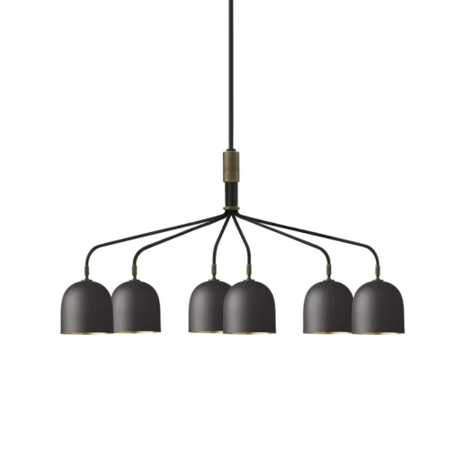 GUBI Howard Lysekrone 6 Arm Gunmetal