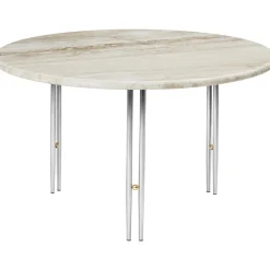 GUBI IOI SofabordØ70 Krom/Beige