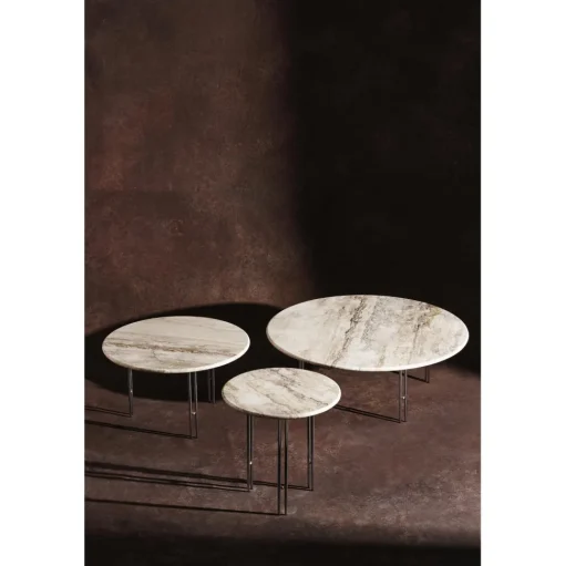 GUBI IOI SofabordØ100 Sort/Beige