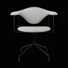GUBI Masculo Kontorstol Polstret I Hallingdal 65 116 Med Base I Sort Semi Mat