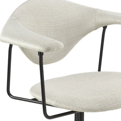 GUBI Masculo Kontorstol Polstret I Eero Special FR 106 Med Base I Sort Semi Mat