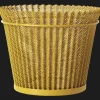 GUBI Matégot Blomster KrukkeØ21 cm Senneps Guld