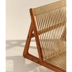 Gubi MR01 Initial Udendørs Lánestol Iroko