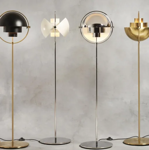 GUBI Multi-Lite Gulvlampe Krom