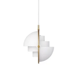 GUBI Multi-Lite Pendel Lille Messing & Hvid