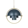 GUBI Multi-Lite Pendel Stor Messing & Midnight Blue - Limited Edition
