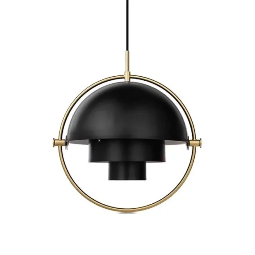 GUBI Multi-Lite Pendel Stor Trákulssort & Messing