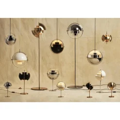 Gubi Multi-Lite Transportabel Lampe Krom