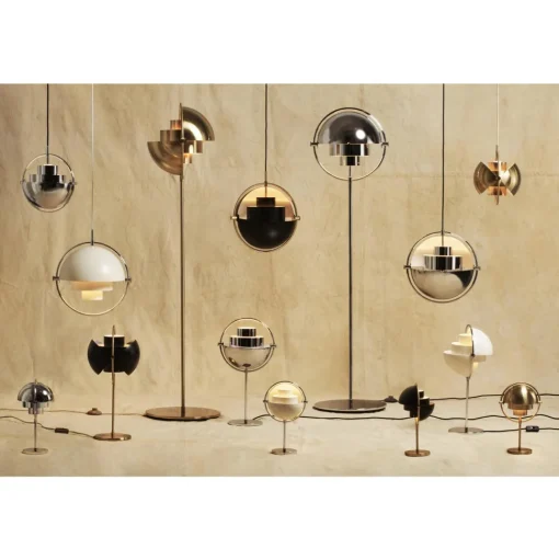 Gubi Multi-Lite Transportabel Lampe Krom