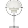 Gubi Multi-Lite Transportabel Lampe Krom/Mat Hvid