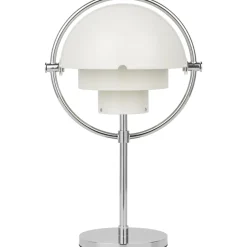 Gubi Multi-Lite Transportabel Lampe Krom/Mat Hvid